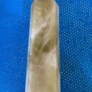 Large Natural Citrine Tower.  3lb 5.1oz